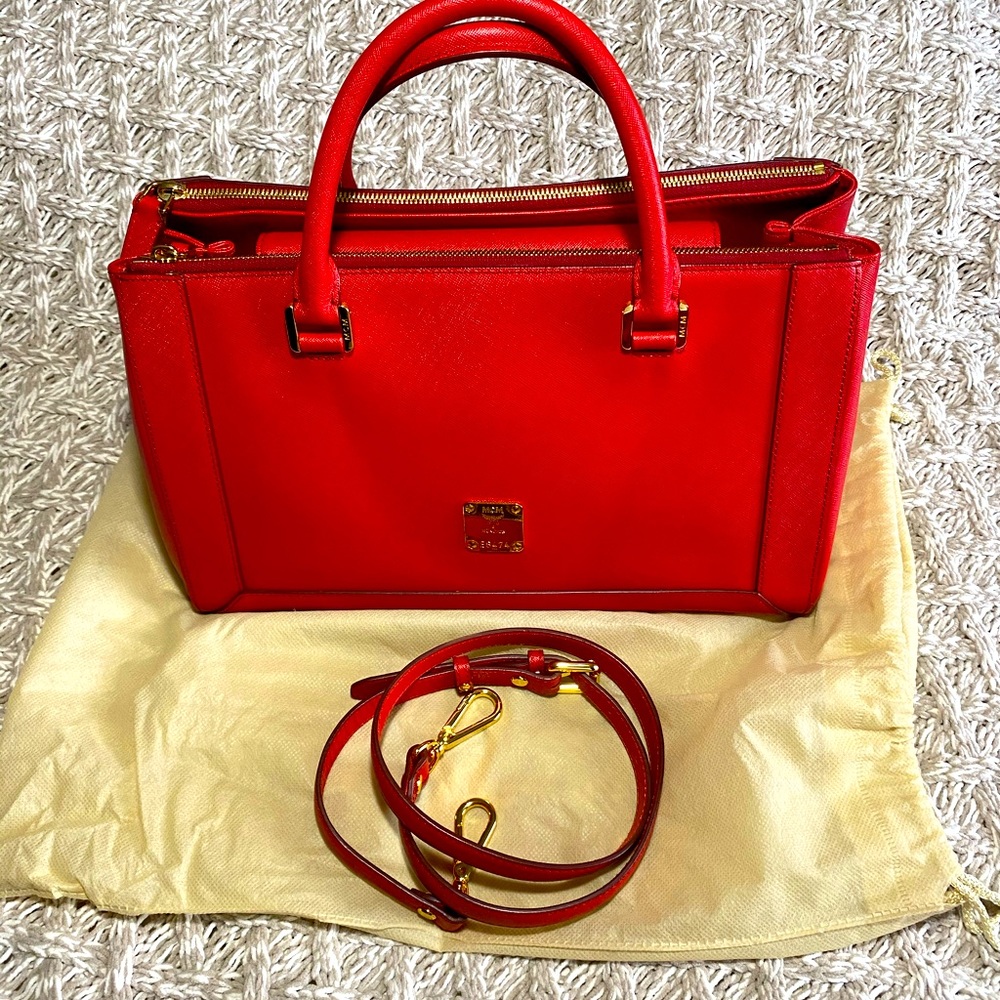 MCM Two way Tote Bag Large